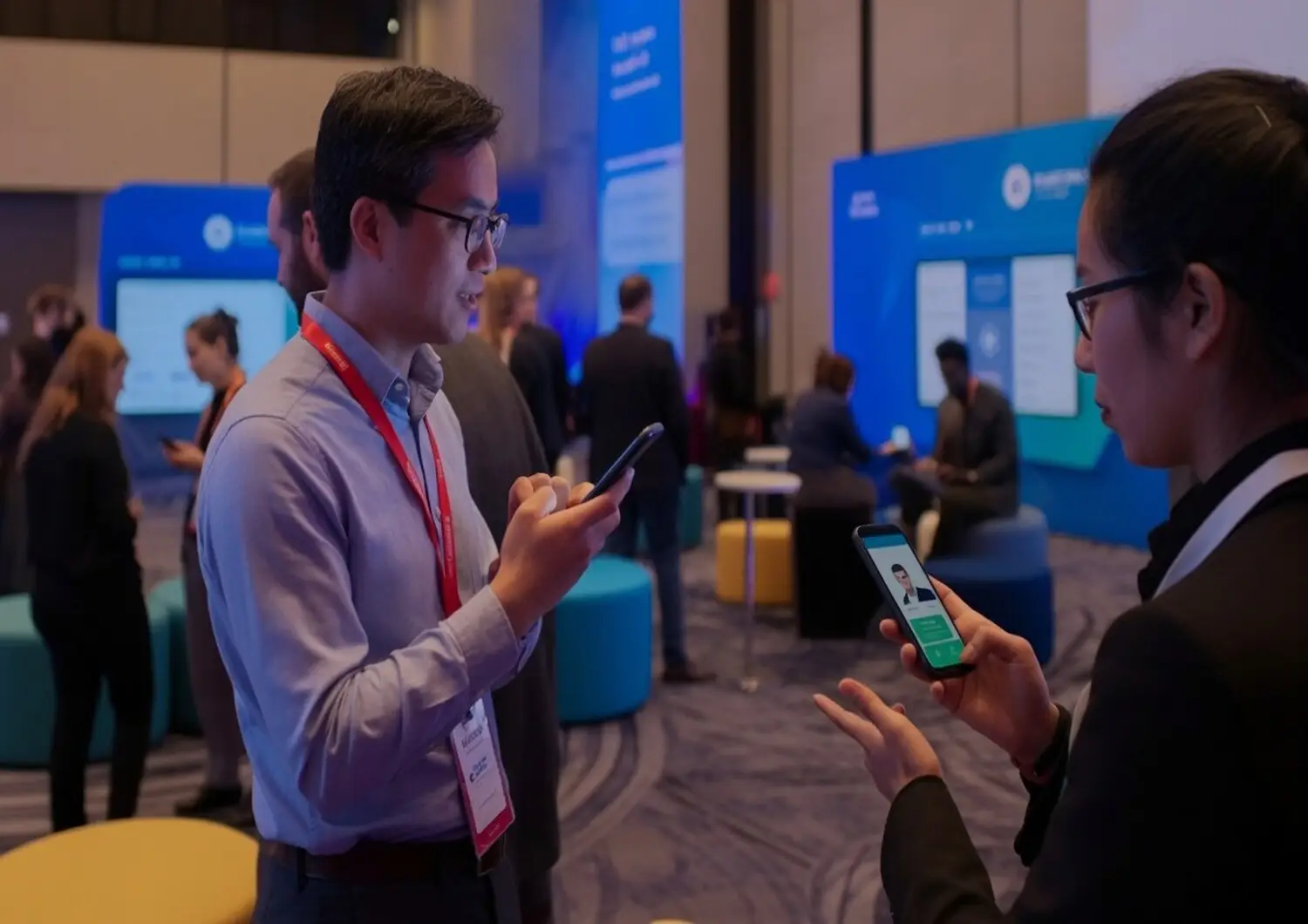 Conference mobile app for interactive event experiences